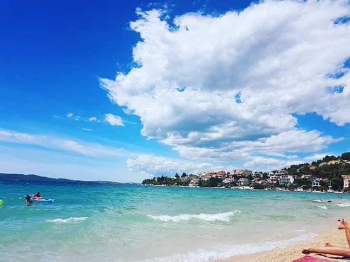 Braco Apartments By The Sea With A Sea View Žaborić Eksteriør billede